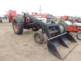 Farmall 560 gas tractor with loader, 3pt, PTO, hyd
