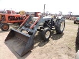 David Brown 885 Tractor with loader, 3pt., power steering, gas