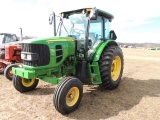 2010 John Deere 6115D Tractor only 780 hours, cab, 540 PTO, Dual Hyd, Power