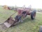 H Farmall Tractor with loader, no battery, runs