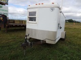 2000 enclosed cargo trailer, insulated, wood paneling