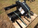 unused lowe hyd auger 750 with 12 inch auger and skid steer quick attach