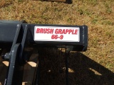 unused stout brush grapple 66-9 with skid steer quick attach