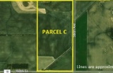 Parcel C: 80 acres +/- farmland parcel number 120120000.  Located in Steven