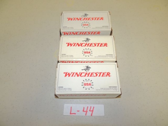3 boxes 50 per box winchester 357 magnum 110 gr. JHP