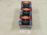 3 boxes 525 round value pack federal .22 long rifle