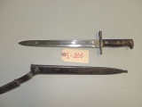 US 30-40 Kraig 1984 Bayonet with a Hanger Scabbard