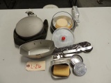 US Military Cantene and cup and assorted Boy Scout mess kit, soap dish and