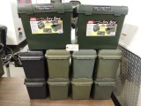 2 sportsmens plus dry boxes, 2 hunter hank dry boxes, 6 cabela's dry boxes
