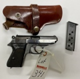 Walther, PPK, 7.65mm, One Walther Magazine, Unnamed Leather Holster, pistol