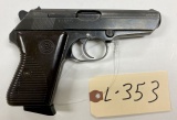 CZECH 7.65 semi auto pistol, 724112, permit required