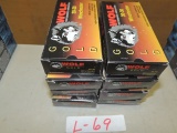 8 boxes 20 per box wolf 30-30 winchester copper jacketed 150 gr. copper FSP