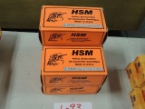 5 boxex 50 per box HSM 30 carbine 110 gr. full metal jacket
