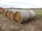 11 round bales of approx.. 50/50 mix alfalfa and grass, net wrapped, 5x5.5