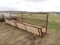 Fence line cattle feeder, 20 ft, adjustable, new, taxed item
