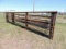 24 ft long, heavy duty, free standing corral panel. Made out of 3 inch oil
