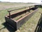 Bottomless heavy duty feed bunk 4ft wide x 20ft long, made out of oil field