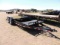 2019 PJ trailer, 16 ft plus 4 ft, 20ft 6 inch over all length, tilt bed, 2-