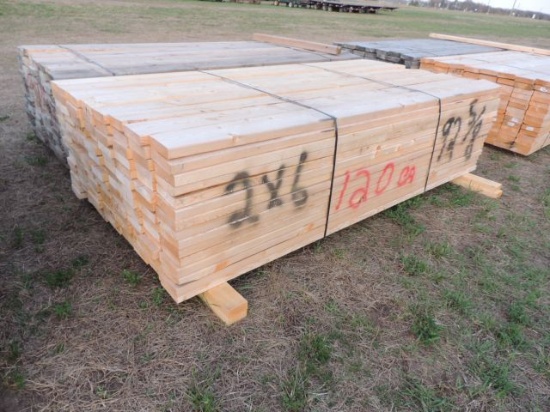 1 bunk of lumber 2x6x 92 5/8 inches long, 120 pieces, taxed item