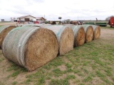 5 round bales of grass horse hay, 2nd crop, no rain prior to bringing to au