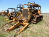 D8K Caterpiller crawler tractor, comes with Bron HSIII Static Plow, OROPS C