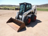 2011 S650 Bobcat, 1367 hours, brand new tire, two speed, foot control or st