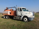 2004 Freightliner Columbia semi with a 2011 1300 gallon ring-o-matic vacuum