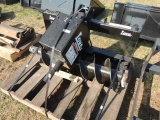 Unused Lowe Hyd auger 750 with 12 inch auger, skid steer quick attach, taxe