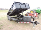2020 GS 14ft dump trailer, 14,000 lb, new, title document fee VIN:4B91A19M8