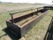 20ft metal bottomless feed bunk, 4 ft wide, 2 ft tall, constructed out of o