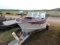 1984 Sylvan aluminum fishing boat 16ft counsel steering, live well, depth f