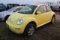 2001 Yellow Volkswagen Bug, brand new battery, titled, only 39,000 miles on