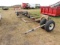 Round bale wagon with newer tires