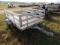 Aluma 580 sport newman 5x8 trailer with ramp, Aluminum 2 wheel trailer, woo