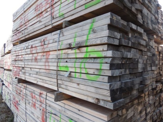 one bunk of 2x6 x 92 5/8 inch long lumber 120 pieces, taxed item, located o