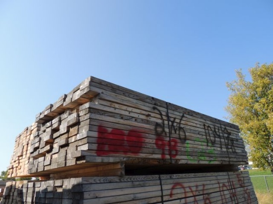 one bunk of 2x6 x 104 5/8 inch long lumber 98 pieces, taxed item, located o
