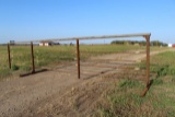 1 - 24 ft long, heavy duty, free standing corral panel. Made out of 3 inch