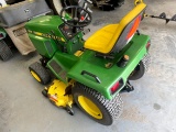 1987 John Deere 318 riding lawn mower with 890 hours, oil and filter have b