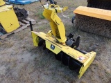 John Deere snow blower attachment for a 300 series garden tractor, taxed it