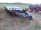 2012 PJ 16ft deck over trailer titled