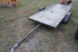 Homemade 2 wheel trailer no paperwork wood floor, taxed item