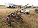 John Deere 52 plow 2 bottom on steel wheels