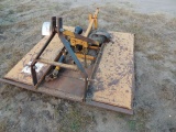 Farm King 5 ft brush cutter, 3pt, PTO, for parts or repair, taxed item