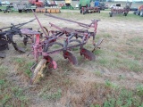 Rare Oliver 3 bottom horse plow with seat