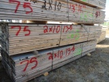 one bunk of 2x10 x  13ft 5in long lumber 75 pieces, taxed item, located off