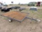 2 wheel tilt bed trailer 6x8 (A)