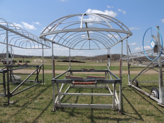 Shoremaster Aluminum boat lift with canopy (R)