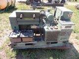 Single and 3 phase diesel army generator & cart (M