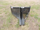 Skidsteer tree post puller attachment (K)