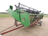 218 John Deere Flex Head w/transporter (G)